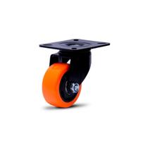 Rodízio Giratório com Placa 3" Série Black 312 BP Colson Rodízio Giratório com Placa 3" Série Black 312 BP Colson