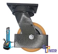 Rodízio Giratório Completo com Roda de Apoio Lateral - PALETRANS - Código 0406284 Rodízio Giratório Completo com Roda de Apoio Lateral - PALETRANS - Código 0406284