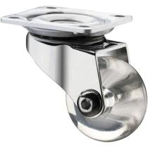 Rodizio giratório cromado para móveis roda gel glapc 100 mf até 30 kgs Rodizio giratório cromado para móveis roda gel glapc 100 mf até 30 kgs