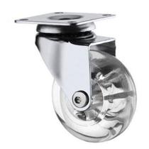 Rodizio giratório cromado para móveis roda gel glapc 210 até 40 kgs Rodizio giratório cromado para móveis roda gel glapc 210 até 40 kgs