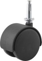 Rodizio Giratório Duplo 60mm 30kg Nylon Pino Cone 8x38mm Rc9 Rodizio Giratório Duplo 60mm 30kg Nylon Pino Cone 8x38mm Rc9