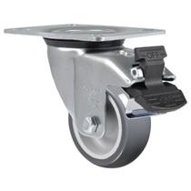 Rodizio giratorio freio 4 polegadas 65kg Schioppa GL 412 BP G