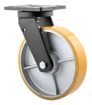 Rodízio Giratório Industrial 8" de pu e ferro fundido VONDER