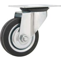 Rodízio Giratório Leve 3 De Borracha Preto Vonder Rodízio Giratório Leve 3 De Borracha Preto Vonder