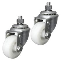 Rodízio Giratório Leve Aço Zincado Nylon GRR 210 N 80KG - 2 Unidades Borrachas Londrina Rodízio Giratório Leve Aço Zincado Nylon GRR 210 N 80KG - 2 Unidades Borrachas Londrina