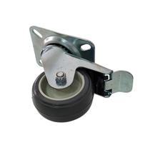 Rodízio Giratório para Carrinho de 6 Polegadas com Placa e Freio Capacidade de 85kg