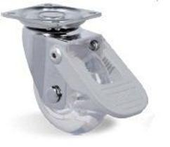Rodizio giratório para carrinhos e móveis roda gel com freio glap 210 fpi até 40 kgs Rodizio giratório para carrinhos e móveis roda gel com freio glap 210 fpi até 40 kgs