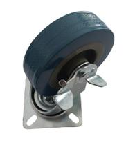 Rodizio giratório para carrinhos e móveis roda poliuretano com freio glp 310 pu fp até 60 kgs Rodizio giratório para carrinhos e móveis roda poliuretano com freio glp 310 pu fp até 60 kgs