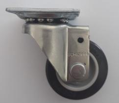 Rodizio giratório para carrinhos e móveis roda pvc glap 158 mf até 35 kgs