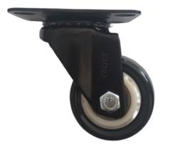 Rodizio Giratório Para Móveis Black Roda Preta Glpb 210 Bpae