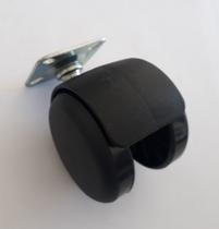 Rodizio giratório para móveis roda de nylon placa 38x38 s90 c mf até 40 kgs Rodizio giratório para móveis roda de nylon placa 38x38 s90 c mf até 40 kgs