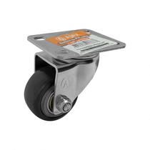 Rodízio giratório pvc cinza reforçado móveis 2" 50mm Rodízio giratório pvc cinza reforçado móveis 2" 50mm