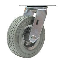 Rodizio giratório roda maciça pu 6x2