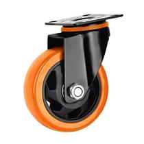 Rodízio Industrial 4 Pol com Roda PU - 140Kg - Master Roll