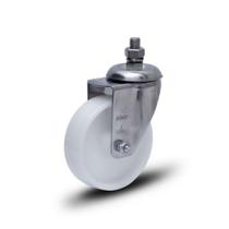 Rodízio Inox 5 Polegadas 170kg Sem Freio Furo Passante