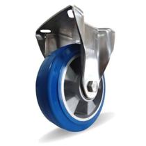 Rodizio Inox 8x2 Alta Resistência Elástico Azul Fixo 700 Kg Rodizio Inox 8x2 Alta Resistência Elástico Azul Fixo 700 Kg