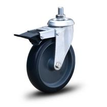 Rodízio Linha BP Espiga 5" 128mm Anti Risco Móveis 75kg Com Freio - Colson - 2518 Rodízio Linha BP Espiga 5" 128mm Anti Risco Móveis 75kg Com Freio - Colson - 2518