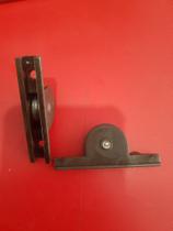 Rodízio Napoleão Corpo em Nylon com Rolamento em Aço Para Janela, 2 unidades