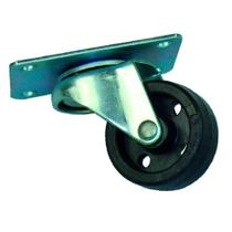 Rodizio Nylon com Placa Simples até 100Kg