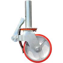 Rodízio para andaime 6" com espigão e freio - TA-608L