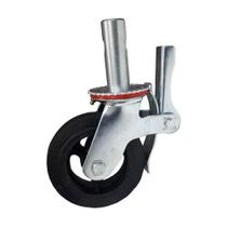 Rodizio Para Andaime Roda Borracha 150 Mm Com Freio Rodizio Para Andaime Roda Borracha 150 Mm Com Freio