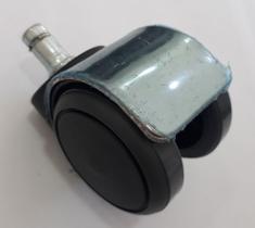 Rodizio para cadeira de escritório cromado roda de poliuretano grafite s90 a mf até 40 kgs Rodizio para cadeira de escritório cromado roda de poliuretano grafite s90 a mf até 40 kgs