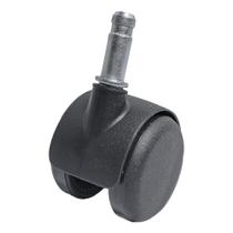 Rodízio para Cadeira de Escritório SQ90 HG Preto 40kg - 1 Unidade Borrachas Londrina