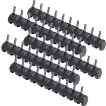 Rodízio para Cadeira de Escritório SQ90 HG Preto 40kg - 50 Unidades Borrachas Londrina Rodízio para Cadeira de Escritório SQ90 HG Preto 40kg - 50 Unidades Borrachas Londrina