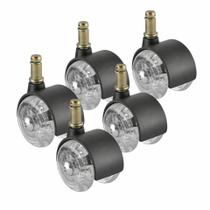 Rodizio para cadeira silicone 5 peças