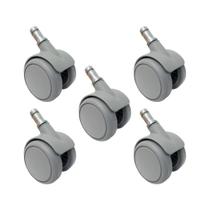 RodÍZio Para Mocho Cinza Sem Bucha Pista Em Pu (Kit 5)