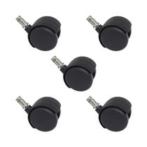 Rodízio para Mocho sem Bucha Pvc (Preto) Kit 5 Rodízio para Mocho sem Bucha Pvc (Preto) Kit 5
