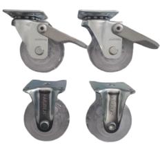 Rodizio Para Móveis Gel Com Freio E Sem Glap 210 Fpi E Flap