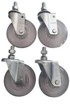 Rodizio Para Móveis Roda Gel Kit Glae 310 E Flae Até 150 Kgs