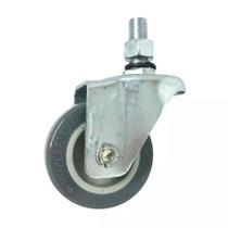 Rodízio Parafuso Fixo Pvc Sem Freio 2 polegadas