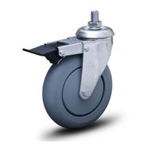 Rodízio Performa Giratório Com Freio 5 Polegadas Com Espiga