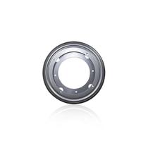 Rodízio Prato Giratório Redondo de 203 Mm Em Aço Zincado Para Mesa Tampo Mk