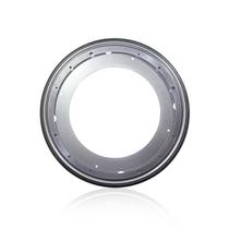 Rodízio Prato Giratório Redondo de 355 Mm Em Aço Zincado Para Mesa Tampo Mk