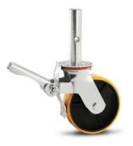 Rodizio Roda Andaime c/ Freio 250kg 6x2 Colson Pu Laranja Rodizio Roda Andaime c/ Freio 250kg 6x2 Colson Pu Laranja