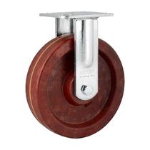 Rodízio roda fixo celeron marrom 8" 203mm 600kg