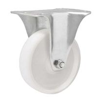 Rodízio roda fixo nylon aço zincado 1" 25mm 10kg Rodízio roda fixo nylon aço zincado 1" 25mm 10kg
