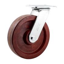 Rodízio roda giratório celeron marrom 8" 203mm 600kg