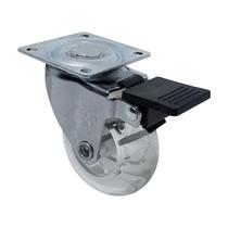 Rodízio roda giratório freio gel silicone 40 mm 1,3/8 móveis