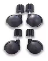 Rodízio Roda Rodinha Para Araras De Chão Desfile Pack C/ 04