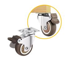 Rodízio Rodas Giratórias 50mm Rodinhas para Moveis