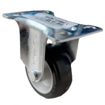 Rodizio Rodiline Base Fixa 412 Np-4'' Preto