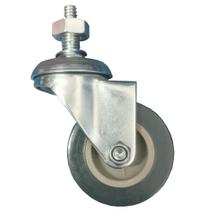 Rodízio Rosca Giratória De PVC 2 Pol 50mm 50kg JST