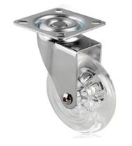 Rodizio Silicone 50mm sem freio Incolor 661.70.422 Hafele