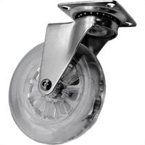 Rodizio Silicone Gold Base Giratoria Sem Trava100Mm Rodizio Silicone Gold Base Giratoria Sem Trava100Mm