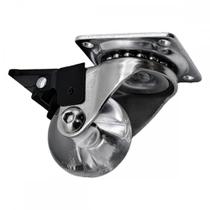 Rodizio Silicone Jomarca Base Giratoria Com Trava 35Mm Rodizio Silicone Jomarca Base Giratoria Com Trava 35Mm
