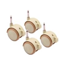 Rodízio Universal Para Berço Infantil Com Freio, Roda De Borracha Silenciosa, Acessórios Para